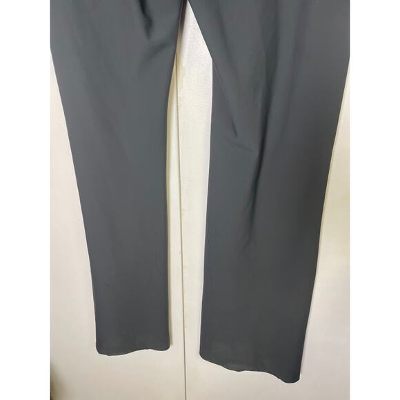 ATHLETA Stellar Flare Trouser Womens 14 Tall Charcoal Gray Fitted Stretch Pants - Picture 8 of 16